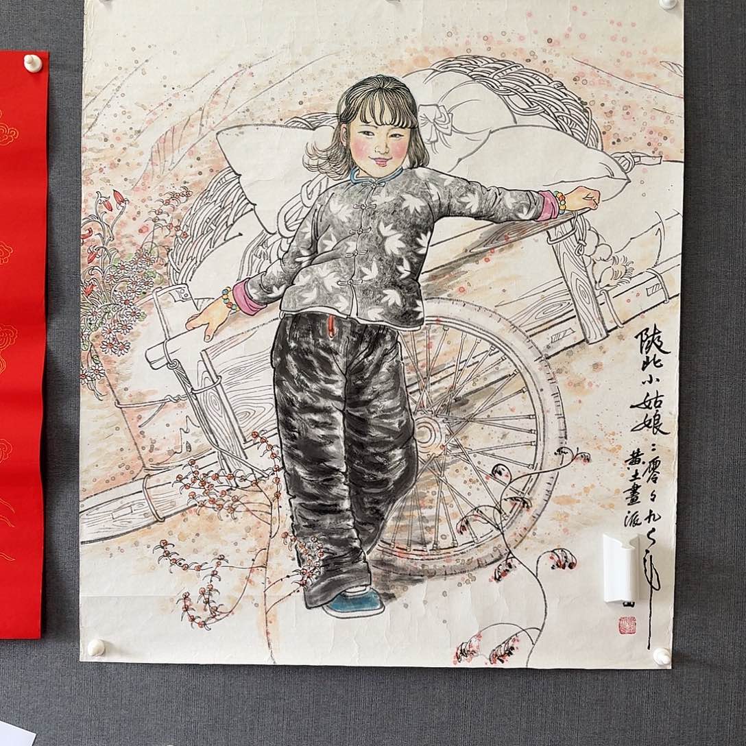 纯手绘作品年画优惠链接