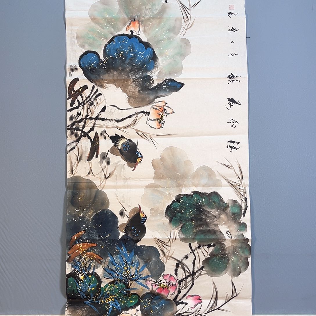 国画165 花开富贵花盛开时是