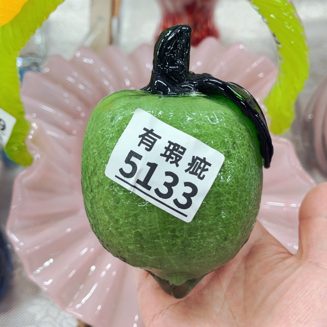 柠檬5133 家悦美居琉璃摆件瑕疵