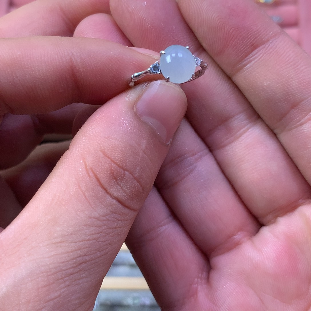 李***旺翡翠银S925镶嵌戒指6