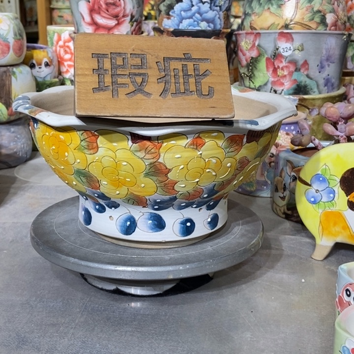 红陶景德镇艺术手绘作品