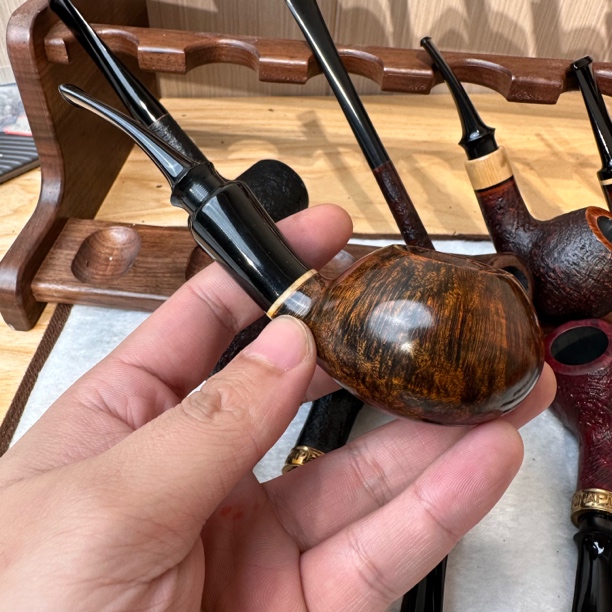 意大利石楠木3毫米烟道烟斗