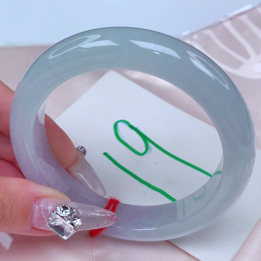 翡翠手镯未镶嵌天然缅甸翡翠A货手镯