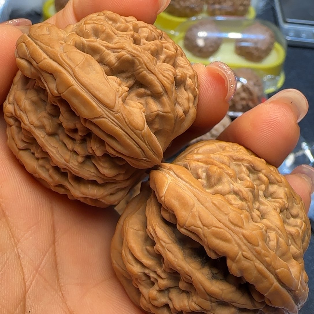 酷***室文玩核桃吊坠46蓟县虎头王