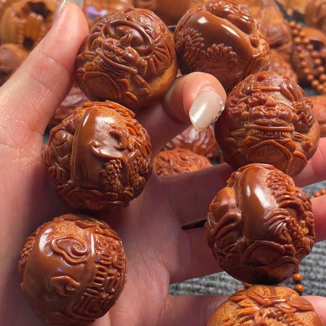 用***2橄榄核手串/手链龙财手持