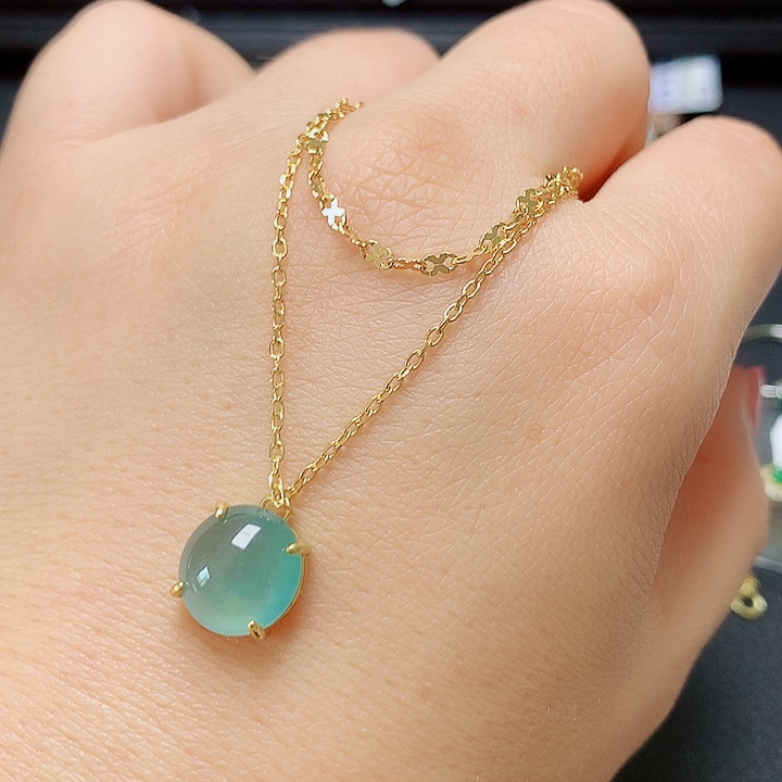 银S925镶嵌戒指翡翠