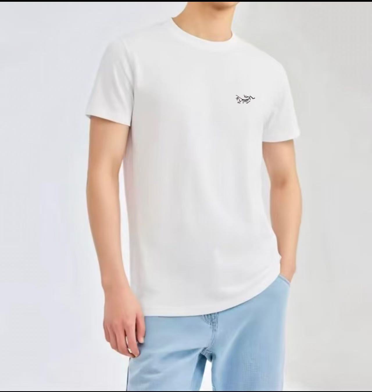 6.18活动 【茑】 【一折专区】 男女同款短袖  220克  精梳棉正肩