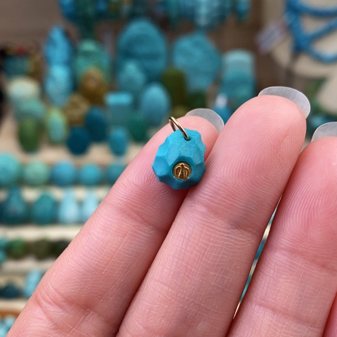 绿松石珠宝奇石未镶嵌