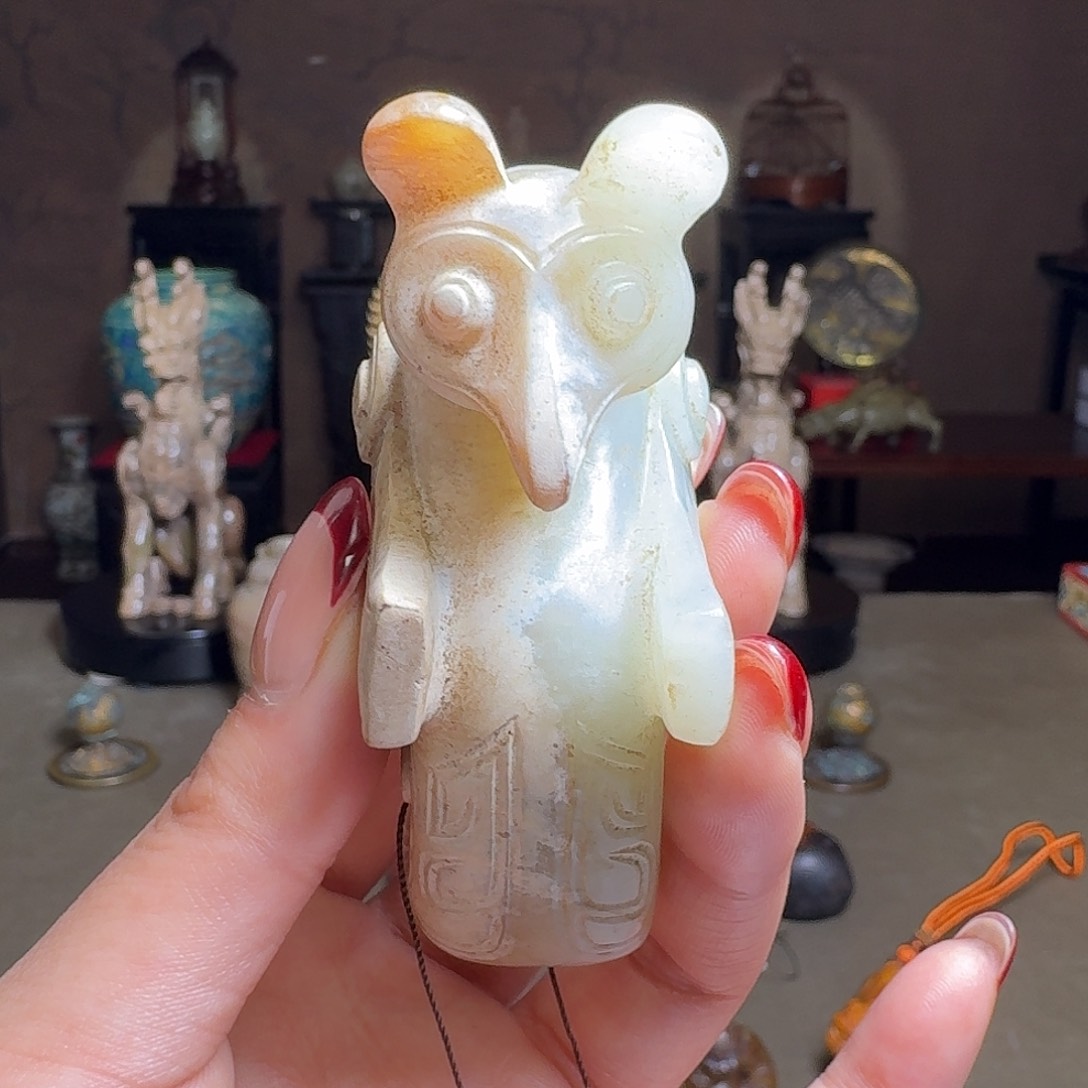 和田玉挂件未镶嵌马**功