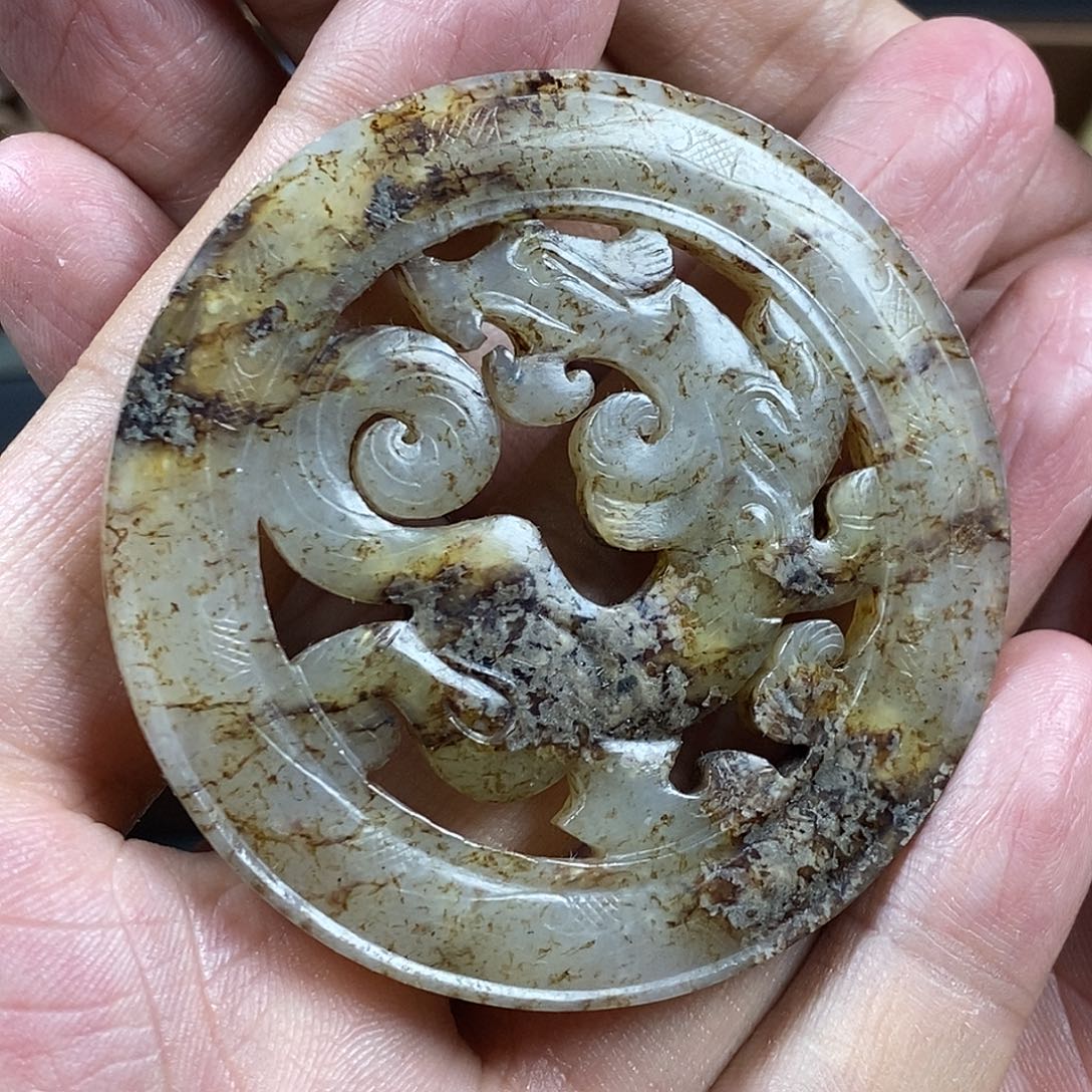 和田玉（糖玉）挂件未镶嵌啊*