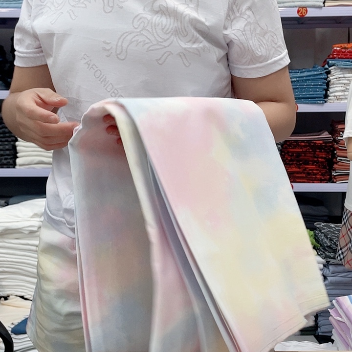 棉Mimi牛仔布五彩色一米