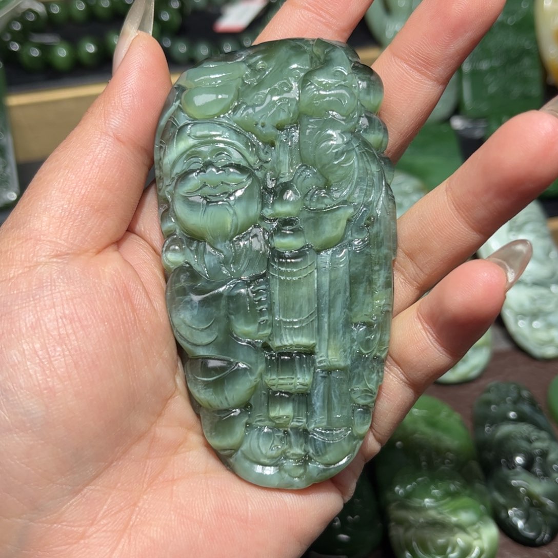 和田玉挂件未镶嵌