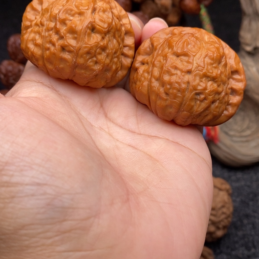 文玩核桃把件44南瓜