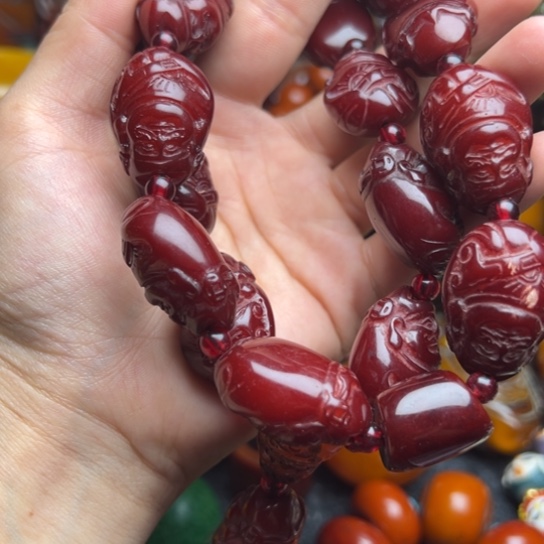 未镶嵌琥珀手串蜜蜡