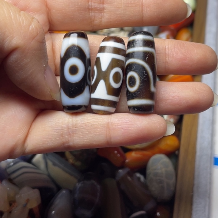 烟***醉玛瑙/玉髓未镶嵌颈饰