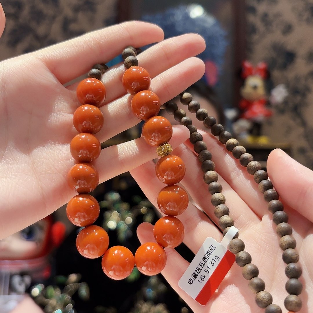 南红玛瑙未镶嵌颈饰