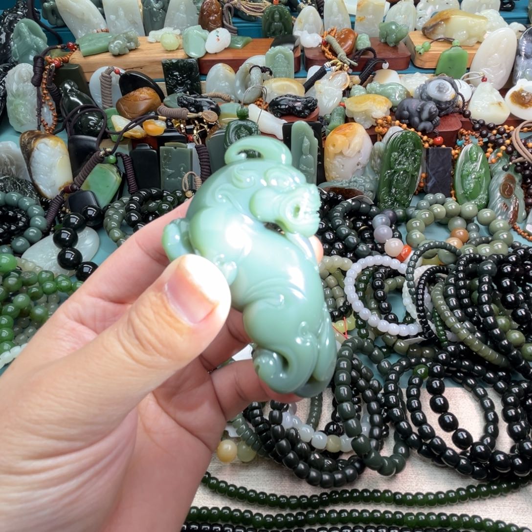 和田玉手链未镶嵌