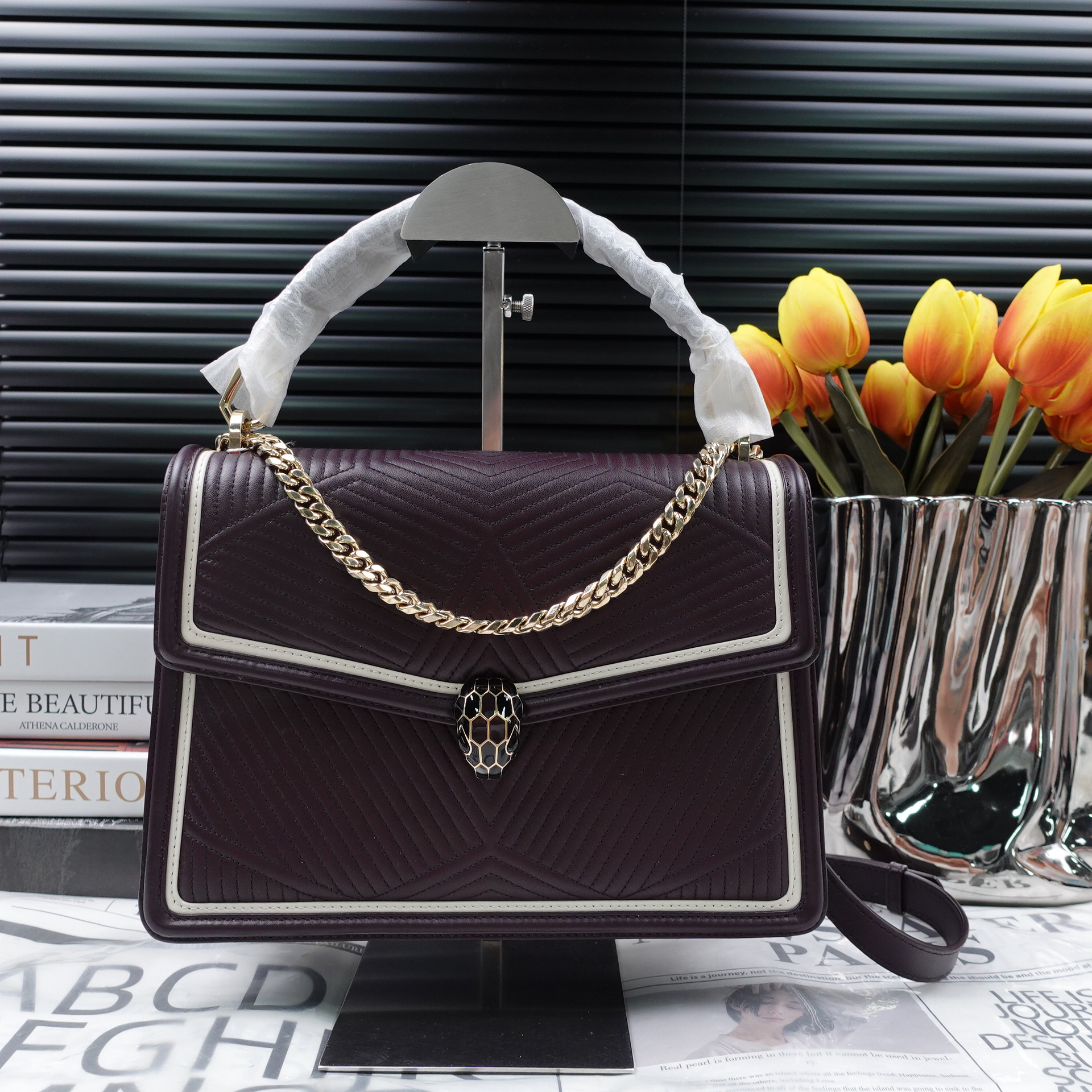 95新 BVLGARI/宝格丽 单肩包/T20240298