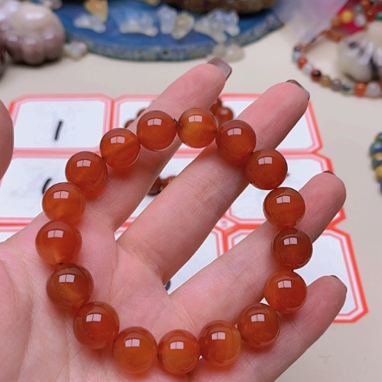 【闪购商品】未镶嵌玛瑙/玉髓珠宝半成品旷*