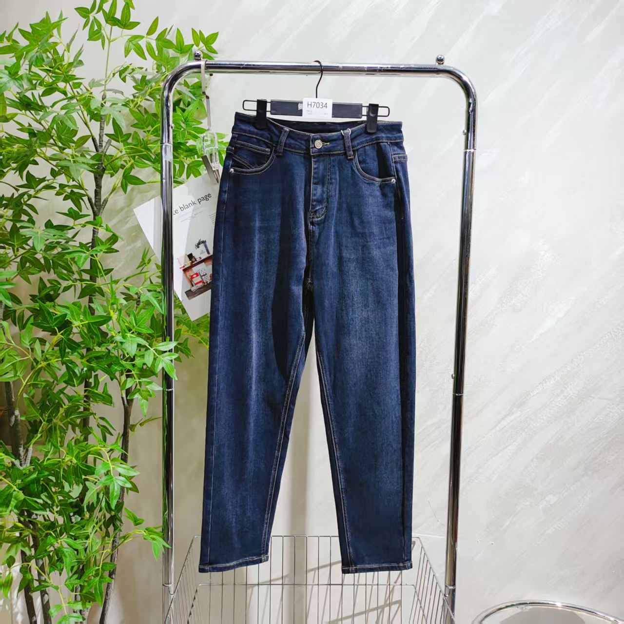 【H7034】女士气质轻奢百搭裤子