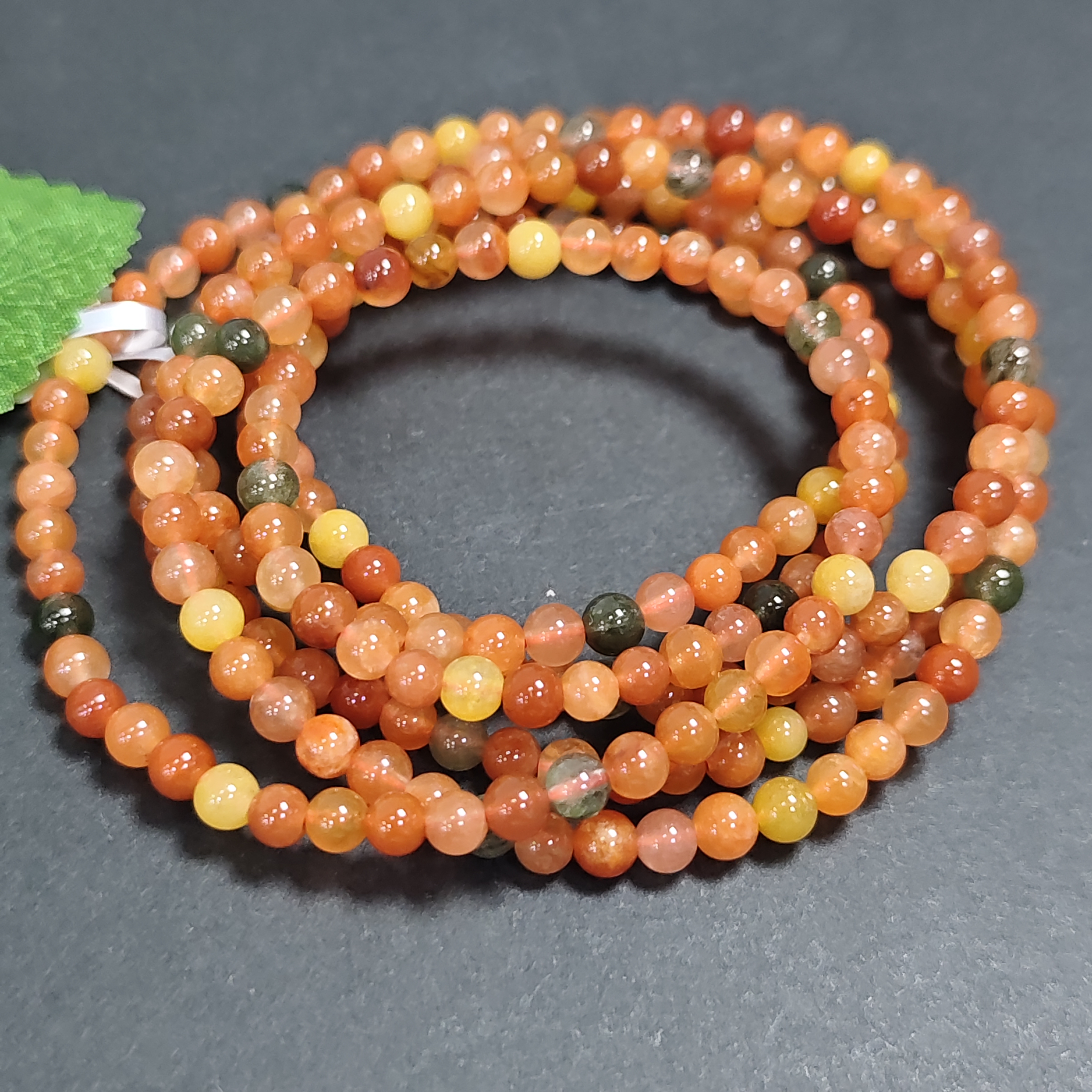 【书记甄选】天然福禄寿三圈手链 多样性发一件 约4mm 6882CK