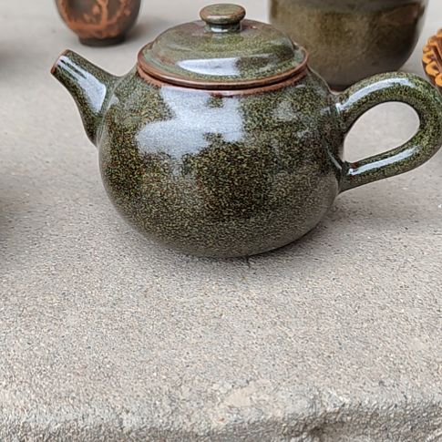 摆件茶叶沫茶壶体验