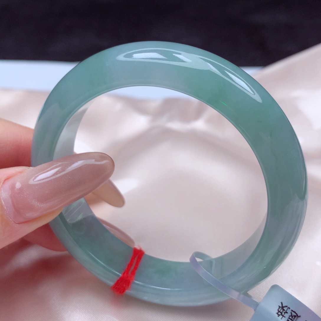 翡翠未镶嵌手镯手镯54