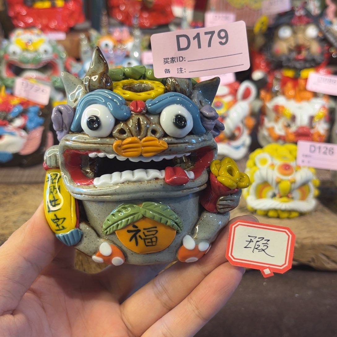 泥塑纯手工茶宠摆件