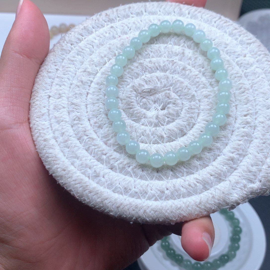 未镶嵌手链翡翠缅甸翡翠A货  卡5.8