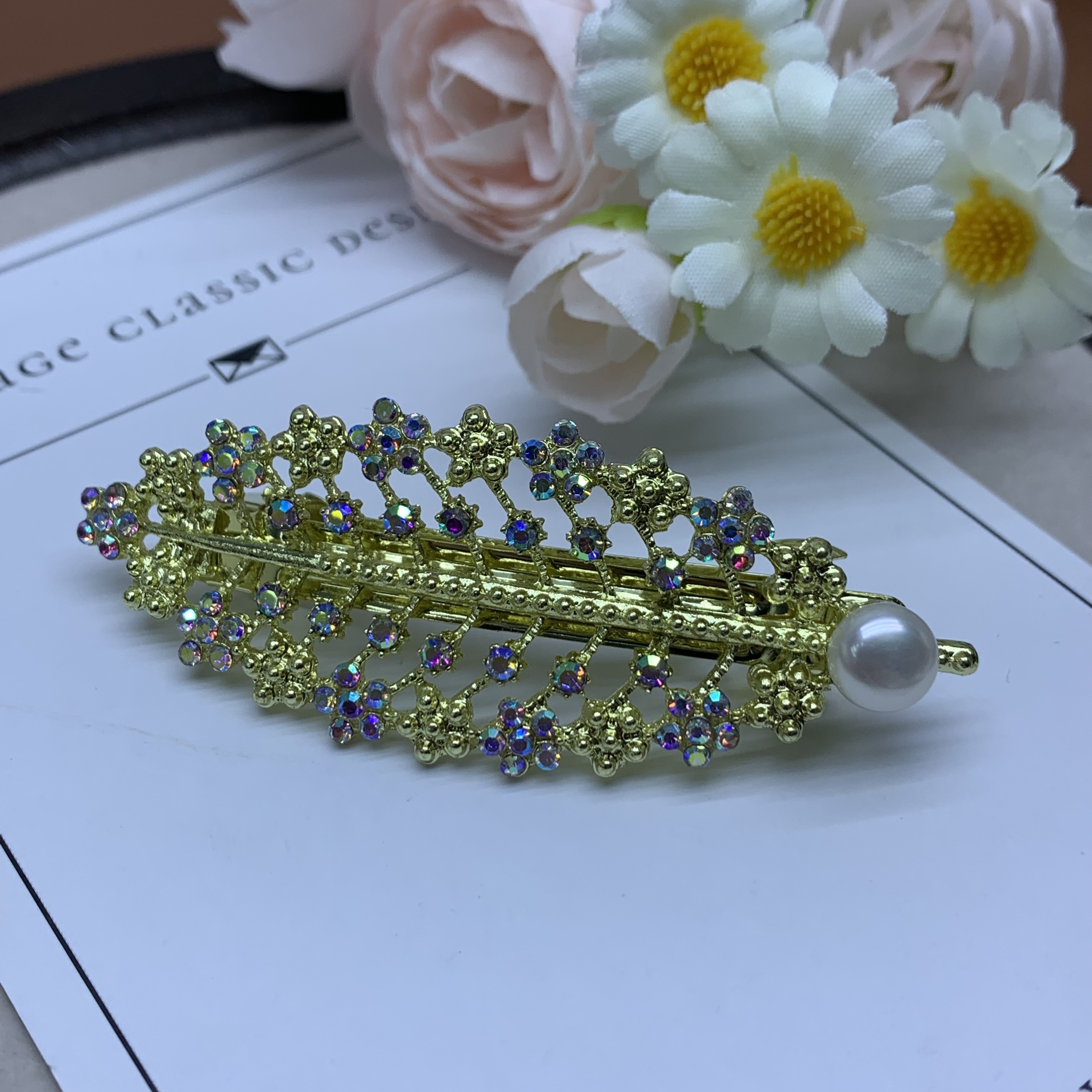 651-淡水珍珠发夹