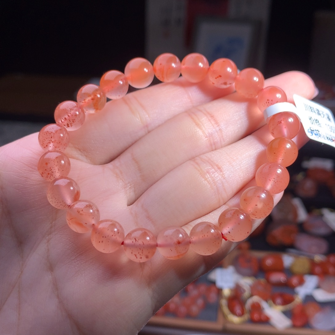 南红玛瑙未镶嵌珠宝半成品满天星单圈