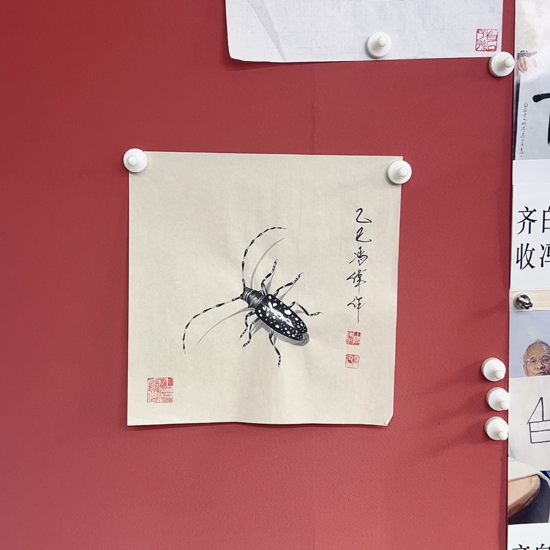 国画冯伟老师亲笔手绘国画作品慧 