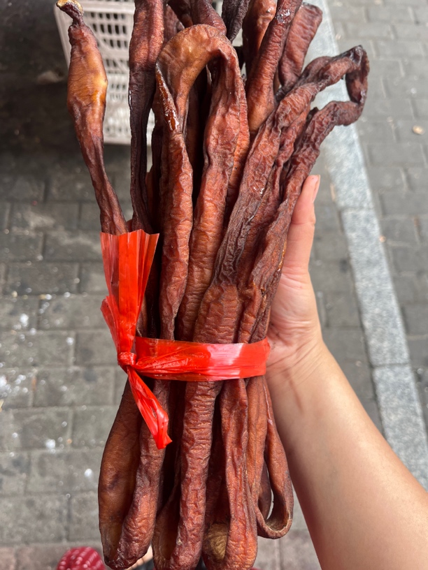 湖南邵阳特产腊小肠 腊大肠 传统米糠烟熏猪肠子