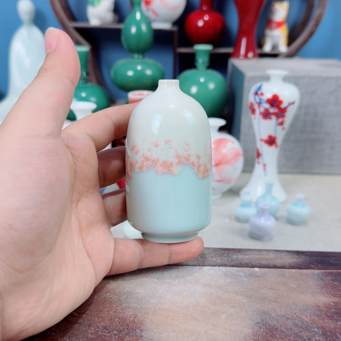 陶瓷手工小花器摆件