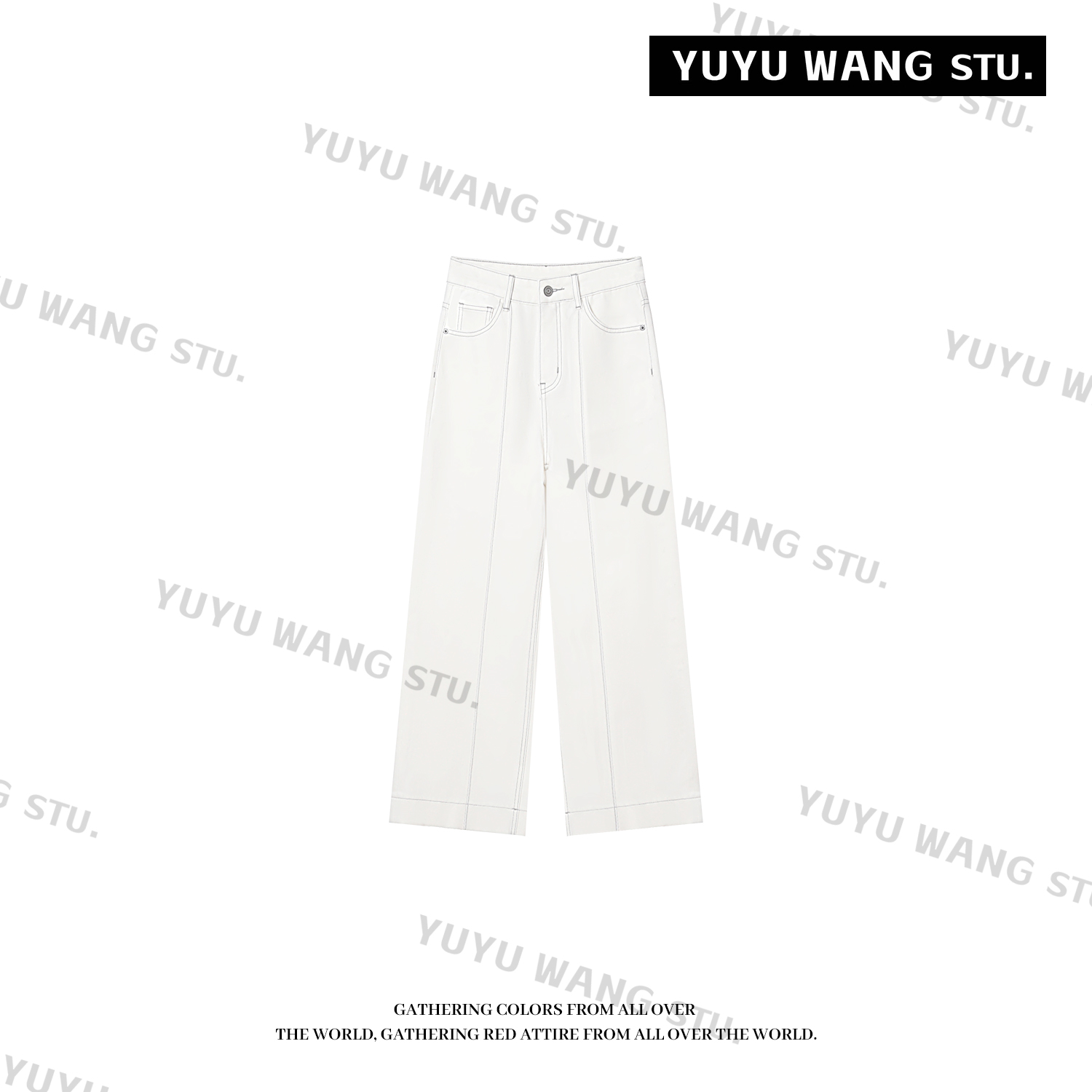 YUYU WANG 【白牛】长裤 RBC2FC037气质