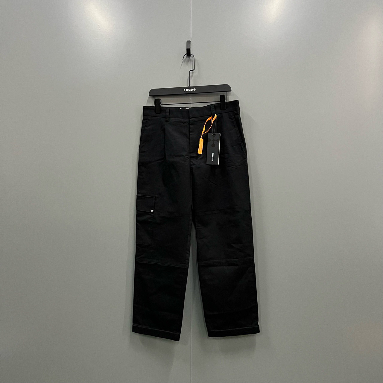 全新未使用 LOEWE/罗意威 （jp）222 黑色工装裤 48码