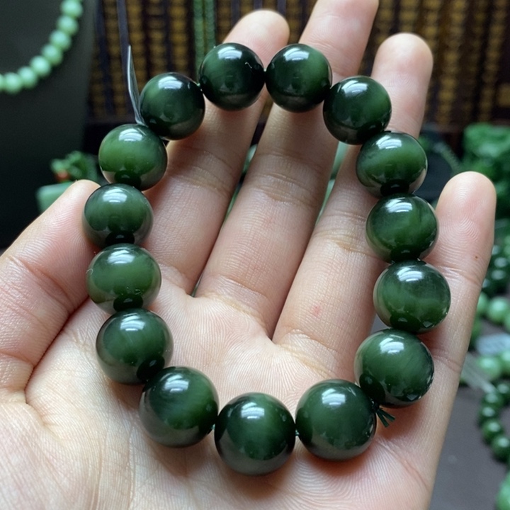 和田玉手串未镶嵌