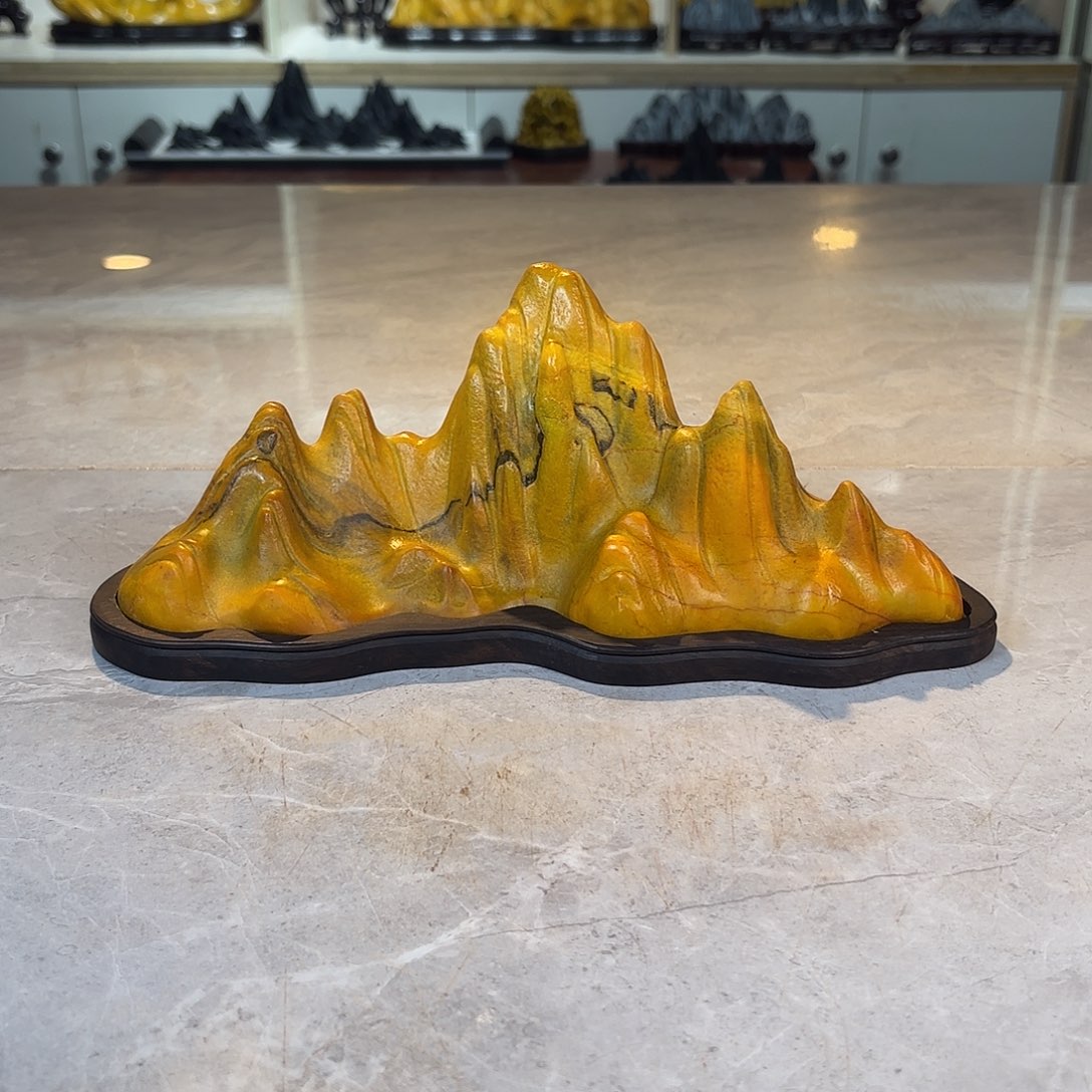 招***6陶灵璧石手工雕刻奇石摆件