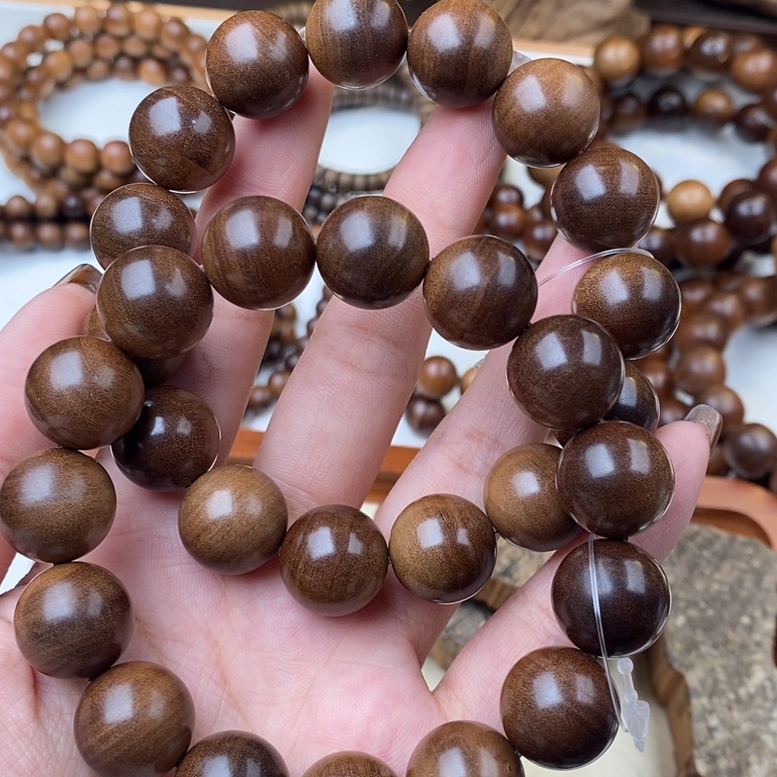 白***²檀香木无事牌全沉水1.5印度迈索尔檀香王