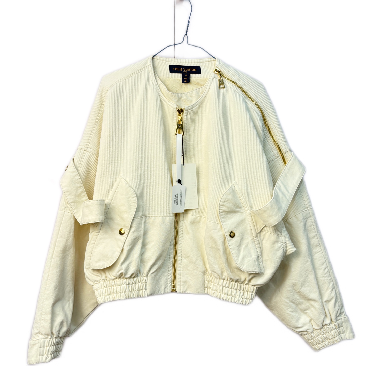 99新 LouisVuitton/路易威登 02249 灯芯绒内里满印外套  38码