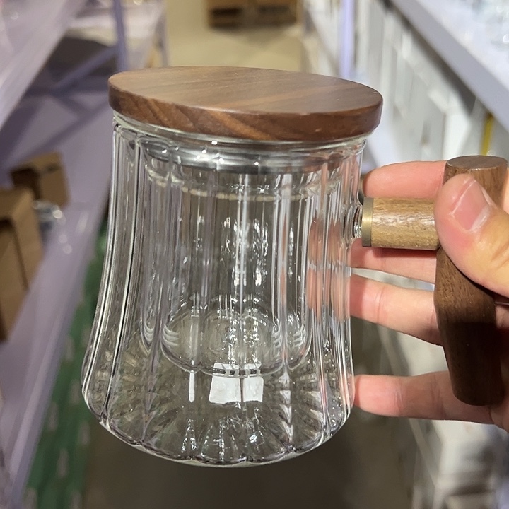 实木 茶水分离杯 