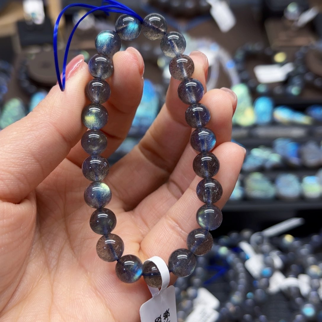 长石手链未镶嵌笑****?8.4左右