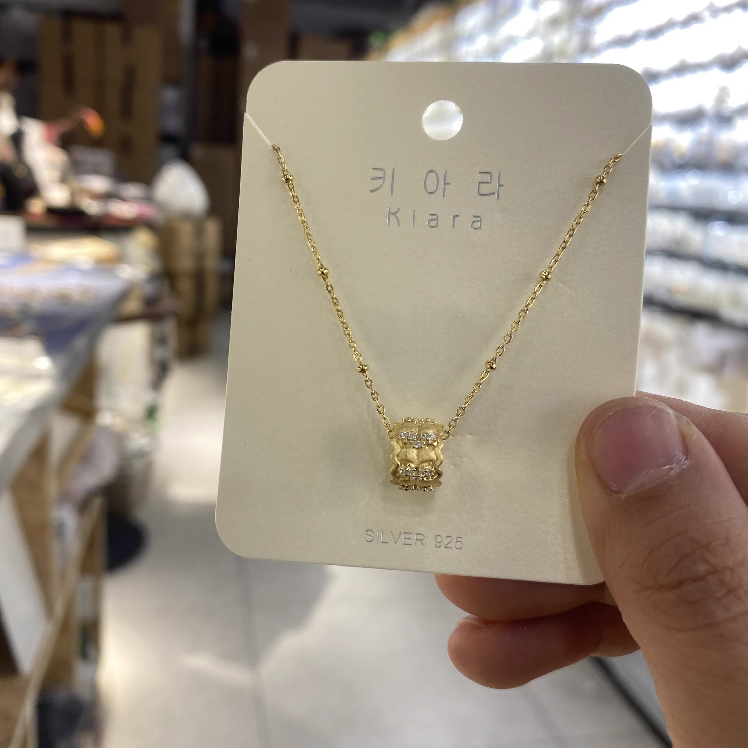 链子925银 0623 琪娅拉品牌新款s925路路通小蛮腰纯银项链