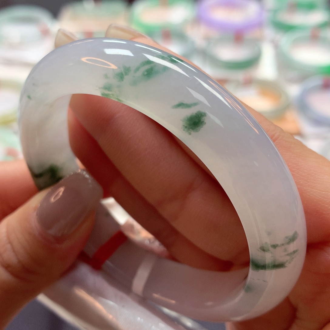 翡翠手镯未镶嵌56正2号88