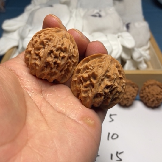 把件文玩核桃文玩核桃苹果园周