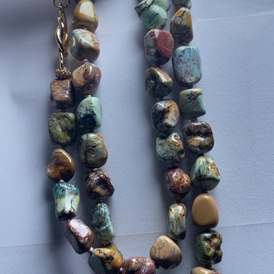 未镶嵌绿松石珠宝奇石