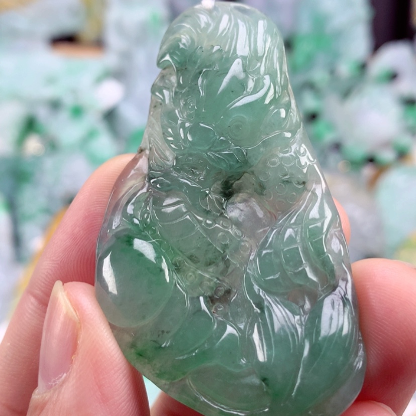 【闪购商品】翡翠吊坠(不含链)未镶嵌