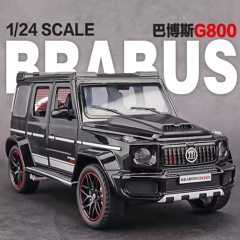 1:24 巴博斯G800 仿真合金汽车模型 摆件收藏