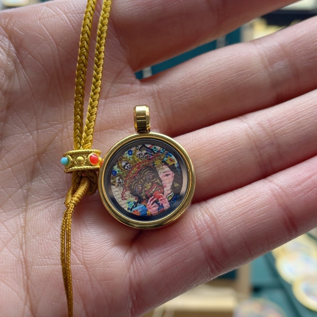 吊坠J****a唐卡的制作方法与技巧