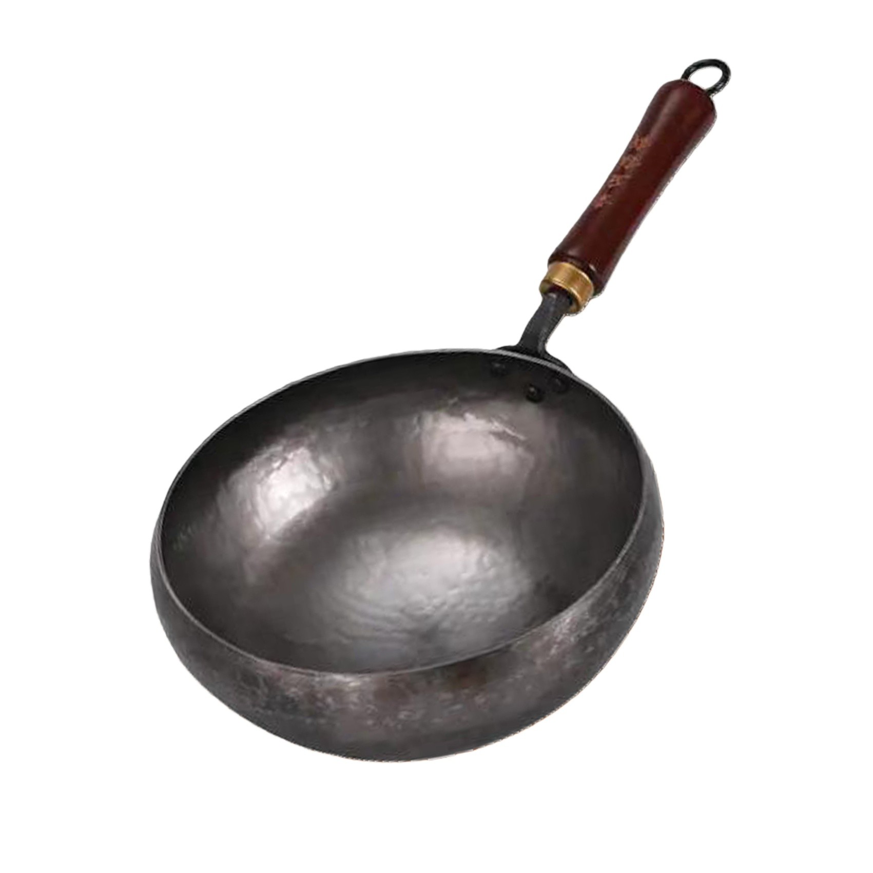 【章丘无涂层大肚锅】煎炒炖煮炭烧款热锻锻打健康补铁适合家用